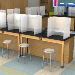 Tabletop C-Shape Divider