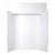 White Corrugated Project Boards w/ Headers - Pack of 24