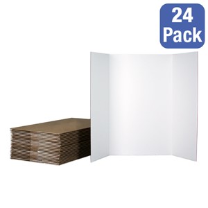 White Corrugated Project Boards - Pack of 24