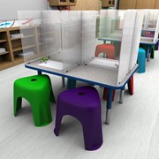 Tabletop H-Shape Divider