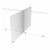 Tabletop X-Shape Divider - 4 Seats - For 48" Round/Clover Tables