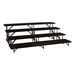 Straight Standing Choral Risers w/ Carpet Deck - Four Level (32" H)