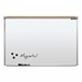 Heavy-Duty Porcelain Steel Magnetic Dry Erase Board w/ Aluminum Frame & Maprail (3' W x 2' H)