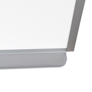 Heavy-Duty Porcelain Steel Magnetic Dry Erase Board w/ Aluminum Frame & Maprail