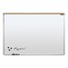 Heavy-Duty Porcelain Steel Magnetic Dry Erase Board w/ Aluminum Frame & Maprail (4' W x 3' H)