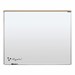 Heavy-Duty Porcelain Steel Magnetic Dry Erase Board w/ Aluminum Frame & Maprail (5' W x 4' H)