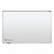 Heavy-Duty Porcelain Steel Magnetic Dry Erase Board w/ Aluminum Frame & Maprail (6' W x 4' H)