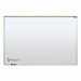 Heavy-Duty Porcelain Steel Magnetic Dry Erase Board w/ Aluminum Frame & Maprail (6' W x 4' H)