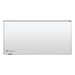 Heavy-Duty Porcelain Steel Magnetic Dry Erase Board w/ Aluminum Frame & Maprail (8' W x 4' H)