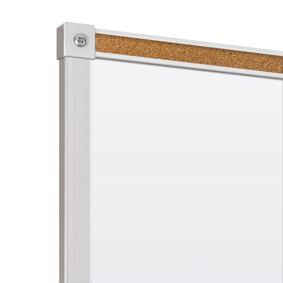 Heavy-Duty Porcelain Steel Magnetic Dry Erase Board w/ Aluminum Frame & Maprail (8' W x 4' H)