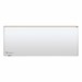 Heavy-Duty Porcelain Steel Magnetic Dry Erase Board w/ Aluminum Frame & Maprail (10' W x 4' H)