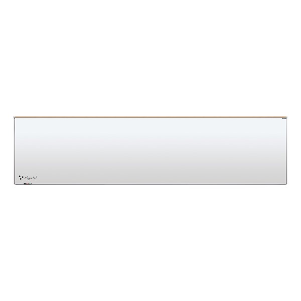 Heavy-Duty Porcelain Steel Magnetic Dry Erase Board w/ Aluminum Frame & Maprail (16' W x 4' H)