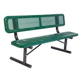 Heavy Duty Park Bench w/ Back