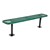 Heavy-Duty Park Bench w/o Back - Diamond Expanded Metal - Surface Mount (8' L)