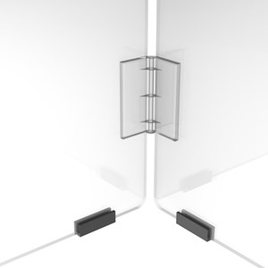 Hinged Panel & Rubber Feet