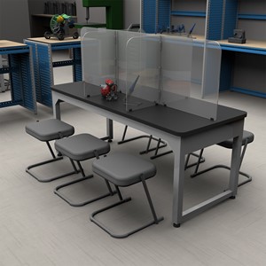 Table Divider Sneeze Guard - Rectangle Table