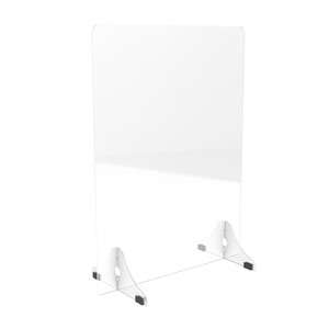 Tabletop Sneeze Guard w/ Locking Leg Base