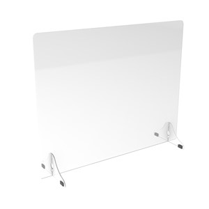 Tabletop Sneeze Guard w/ Locking Leg Base