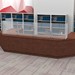 Countertop Sneeze Guard - 4 Panel Barrier