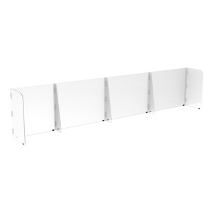 Countertop Sneeze Guard - 4 Panel Barrier
