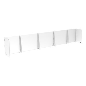 Countertop Sneeze Guard  - 5 Panel  Barrier