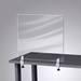 Clamp-On Sneeze Guard Divider  (23.5" W x 23.5" H)