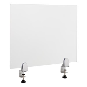 Clamp-On Sneeze Guard Divider