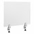 Clamp-On Sneeze Guard Divider