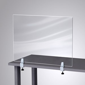 Clamp-On Sneeze Guard Divider ( 31.5" W x 23.5" H)