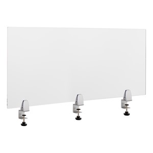 Clamp-On Sneeze Guard Divider