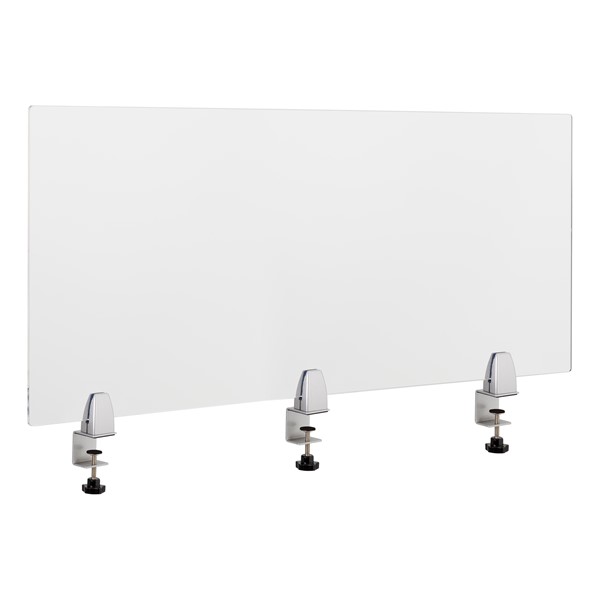 Clamp-On Sneeze Guard Divider