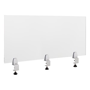 Clamp-On Sneeze Guard Divider