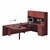 Insight Series U-Shaped Desk & Hutch w/ Bullet Conference Table