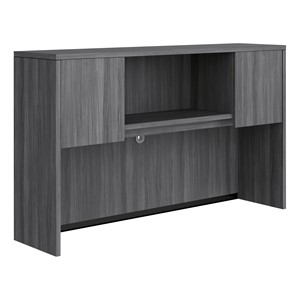 Insight Series Two-Door Hutch - Coastal Gray