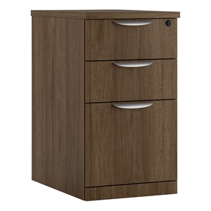 Insight Series Mobile File Pedestal - Modern Walnut