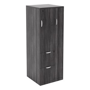 Insight Series Wardrobe Cabinet w/ Drawers - Coastal Gray
