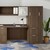 Insight Series Wardrobe Cabinet w/ Drawers - Modern Walnut