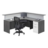 Insight Series Reception Desk w/ Transaction Top
