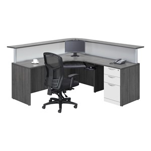 Insight Series Reception Desk w/ Transaction Top