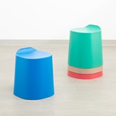 Assorted Color Flexible Indoor/Outdoor Stack Stool