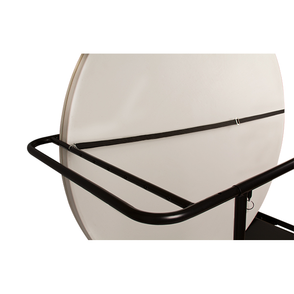 Round Folding Table Dolly - Support strap detail - Table sold separately
