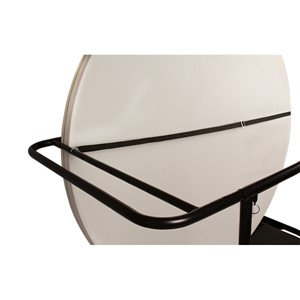 Round Folding Table Dolly - Support strap detail - Table sold separately