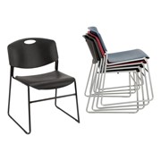 Heavy-Duty Plastic Stacking Chair