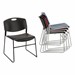 Heavy-Duty Plastic Stacking School Chair