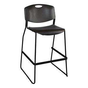 Heavy-Duty Plastic Café Stool
