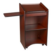 Deluxe Floor Lectern w/ Shelf