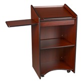 Deluxe Floor Lectern w/ Shelf
