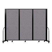 6'10" H Full Motion Divider w/ Black Frame