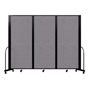 6'10" H Full Motion Divider w/ Black Frame