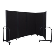 6' H Full Motion Divider w/ Black Frame